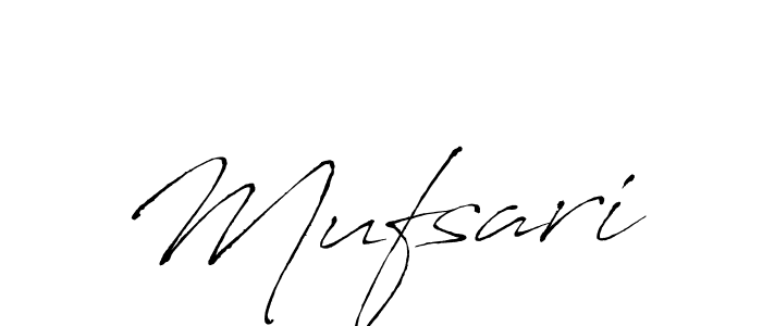 Design your own signature with our free online signature maker. With this signature software, you can create a handwritten (Antro_Vectra) signature for name Mufsari. Mufsari signature style 6 images and pictures png