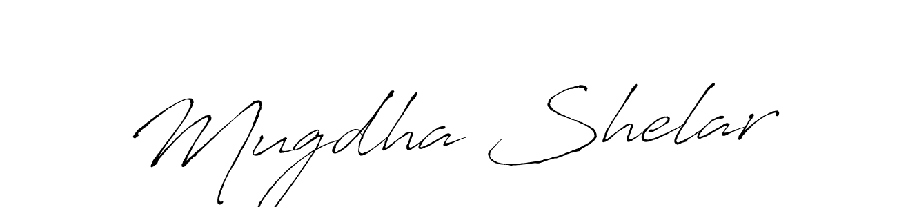 Make a beautiful signature design for name Mugdha Shelar. With this signature (Antro_Vectra) style, you can create a handwritten signature for free. Mugdha Shelar signature style 6 images and pictures png