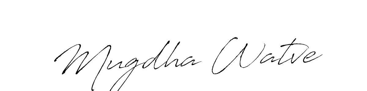 Make a short Mugdha Watve signature style. Manage your documents anywhere anytime using Antro_Vectra. Create and add eSignatures, submit forms, share and send files easily. Mugdha Watve signature style 6 images and pictures png