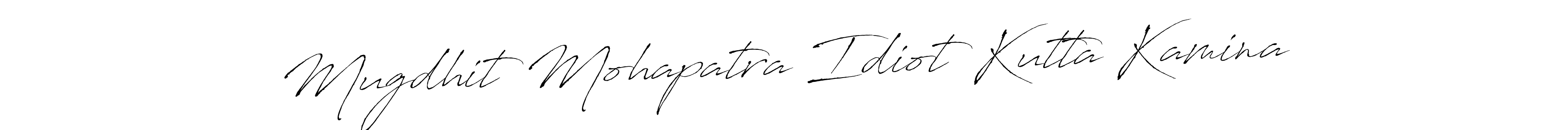 It looks lik you need a new signature style for name Mugdhit Mohapatra Idiot Kutta Kamina. Design unique handwritten (Antro_Vectra) signature with our free signature maker in just a few clicks. Mugdhit Mohapatra Idiot Kutta Kamina signature style 6 images and pictures png