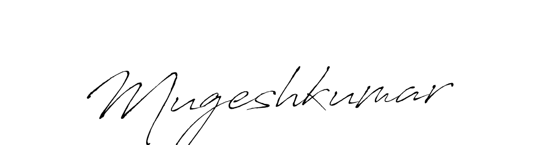 The best way (Antro_Vectra) to make a short signature is to pick only two or three words in your name. The name Mugeshkumar include a total of six letters. For converting this name. Mugeshkumar signature style 6 images and pictures png