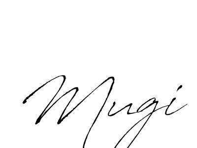 How to make Mugi signature? Antro_Vectra is a professional autograph style. Create handwritten signature for Mugi name. Mugi signature style 6 images and pictures png