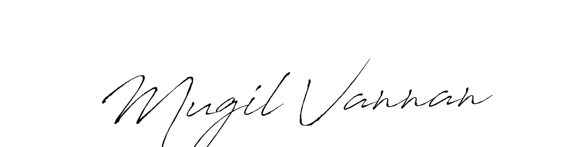 You should practise on your own different ways (Antro_Vectra) to write your name (Mugil Vannan) in signature. don't let someone else do it for you. Mugil Vannan signature style 6 images and pictures png