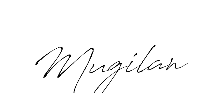Mugilan stylish signature style. Best Handwritten Sign (Antro_Vectra) for my name. Handwritten Signature Collection Ideas for my name Mugilan. Mugilan signature style 6 images and pictures png