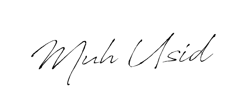 Antro_Vectra is a professional signature style that is perfect for those who want to add a touch of class to their signature. It is also a great choice for those who want to make their signature more unique. Get Muh Usid name to fancy signature for free. Muh Usid signature style 6 images and pictures png