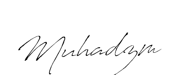 You should practise on your own different ways (Antro_Vectra) to write your name (Muhadzm) in signature. don't let someone else do it for you. Muhadzm signature style 6 images and pictures png