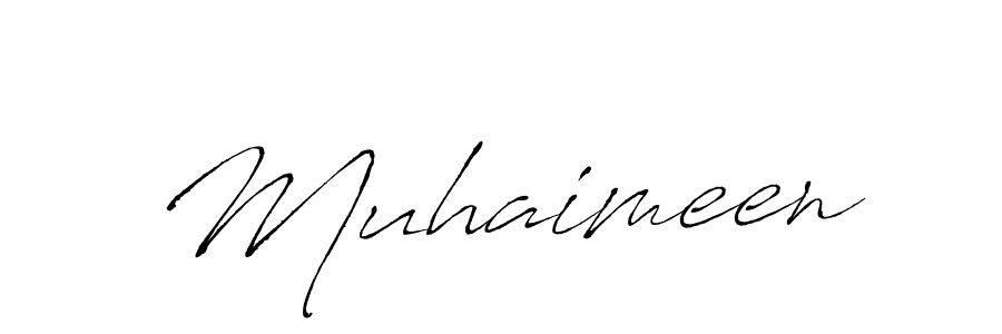 Design your own signature with our free online signature maker. With this signature software, you can create a handwritten (Antro_Vectra) signature for name Muhaimeen. Muhaimeen signature style 6 images and pictures png
