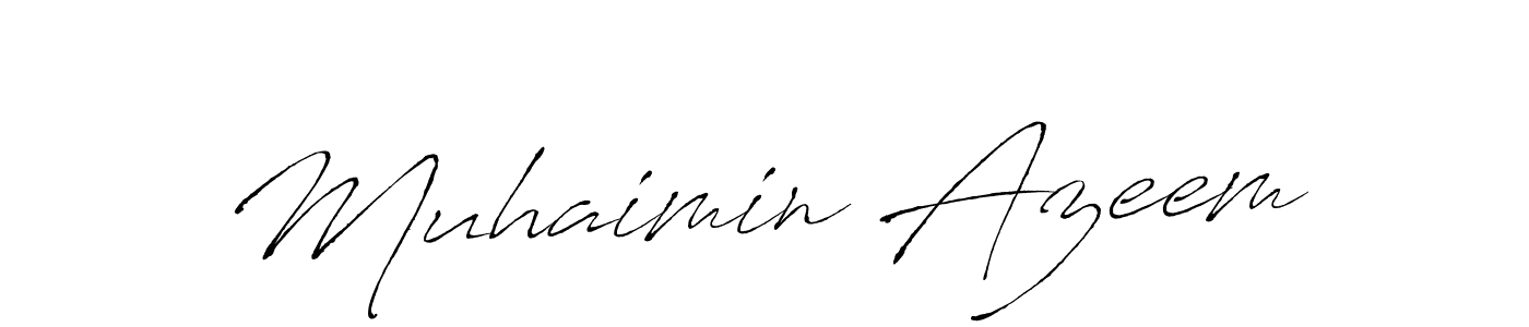 Once you've used our free online signature maker to create your best signature Antro_Vectra style, it's time to enjoy all of the benefits that Muhaimin Azeem name signing documents. Muhaimin Azeem signature style 6 images and pictures png