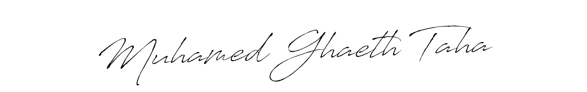 Use a signature maker to create a handwritten signature online. With this signature software, you can design (Antro_Vectra) your own signature for name Muhamed Ghaeth Taha. Muhamed Ghaeth Taha signature style 6 images and pictures png