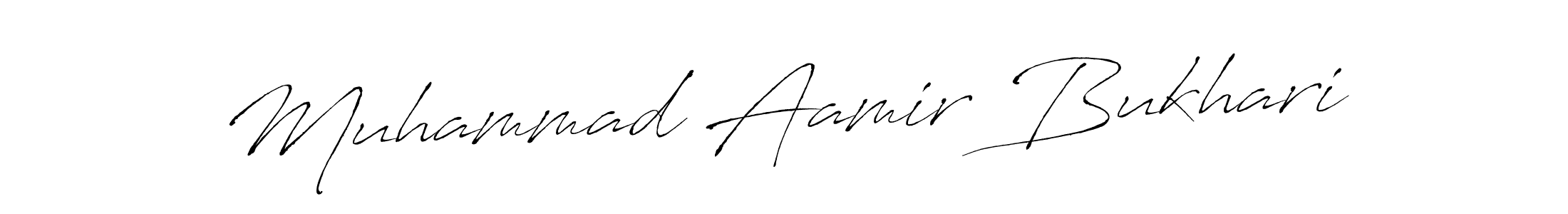 How to make Muhammad Aamir Bukhari signature? Antro_Vectra is a professional autograph style. Create handwritten signature for Muhammad Aamir Bukhari name. Muhammad Aamir Bukhari signature style 6 images and pictures png