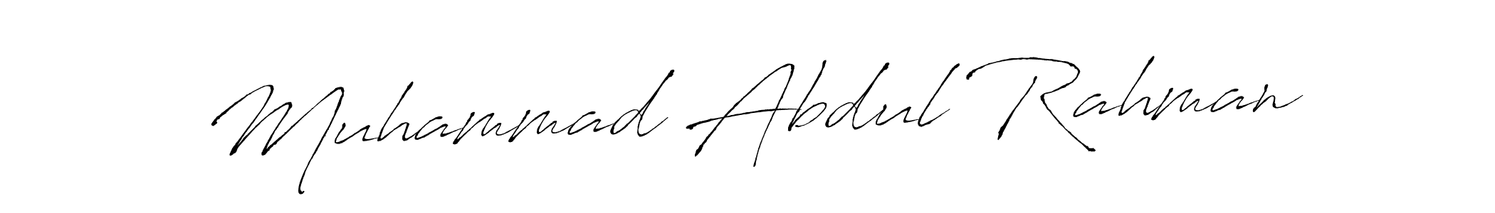 Design your own signature with our free online signature maker. With this signature software, you can create a handwritten (Antro_Vectra) signature for name Muhammad Abdul Rahman. Muhammad Abdul Rahman signature style 6 images and pictures png