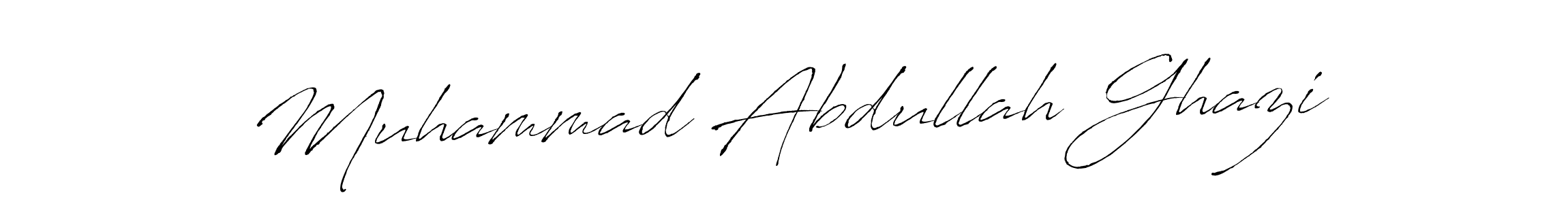 Make a beautiful signature design for name Muhammad Abdullah Ghazi. With this signature (Antro_Vectra) style, you can create a handwritten signature for free. Muhammad Abdullah Ghazi signature style 6 images and pictures png