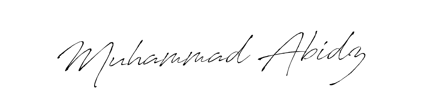 Use a signature maker to create a handwritten signature online. With this signature software, you can design (Antro_Vectra) your own signature for name Muhammad Abidz. Muhammad Abidz signature style 6 images and pictures png