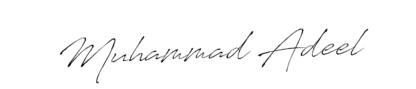 This is the best signature style for the Muhammad Adeel name. Also you like these signature font (Antro_Vectra). Mix name signature. Muhammad Adeel signature style 6 images and pictures png