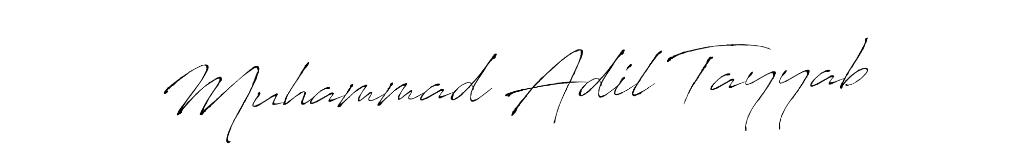 Design your own signature with our free online signature maker. With this signature software, you can create a handwritten (Antro_Vectra) signature for name Muhammad Adil Tayyab. Muhammad Adil Tayyab signature style 6 images and pictures png