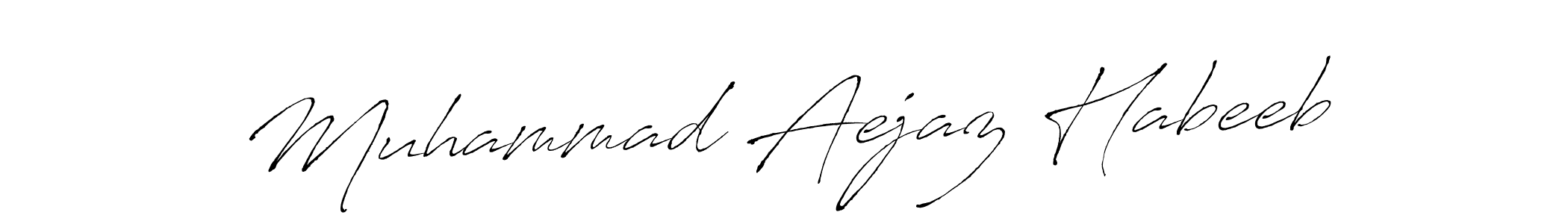 See photos of Muhammad Aejaz Habeeb official signature by Spectra . Check more albums & portfolios. Read reviews & check more about Antro_Vectra font. Muhammad Aejaz Habeeb signature style 6 images and pictures png