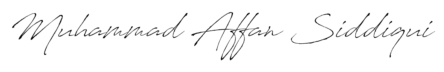 Designed for modern professionals: Muhammad Affan Siddiqui name signature crafted with Antro_Vectra script. Ready for digital PDF workflows. Muhammad Affan Siddiqui signature style 6 images and pictures png