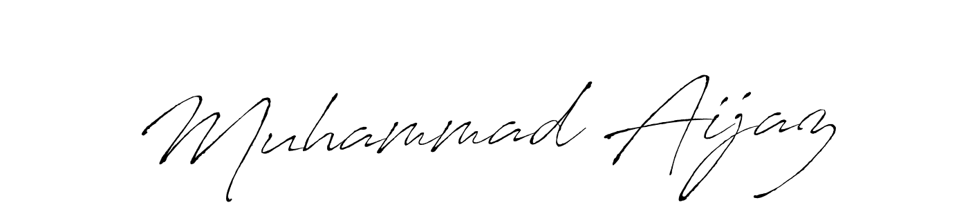 Muhammad Aijaz stylish signature style. Best Handwritten Sign (Antro_Vectra) for my name. Handwritten Signature Collection Ideas for my name Muhammad Aijaz. Muhammad Aijaz signature style 6 images and pictures png