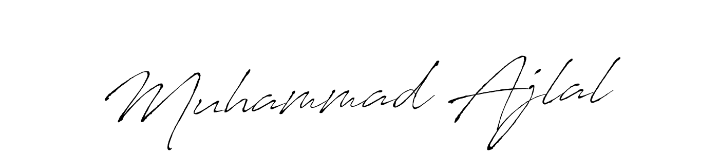 How to make Muhammad Ajlal signature? Antro_Vectra is a professional autograph style. Create handwritten signature for Muhammad Ajlal name. Muhammad Ajlal signature style 6 images and pictures png