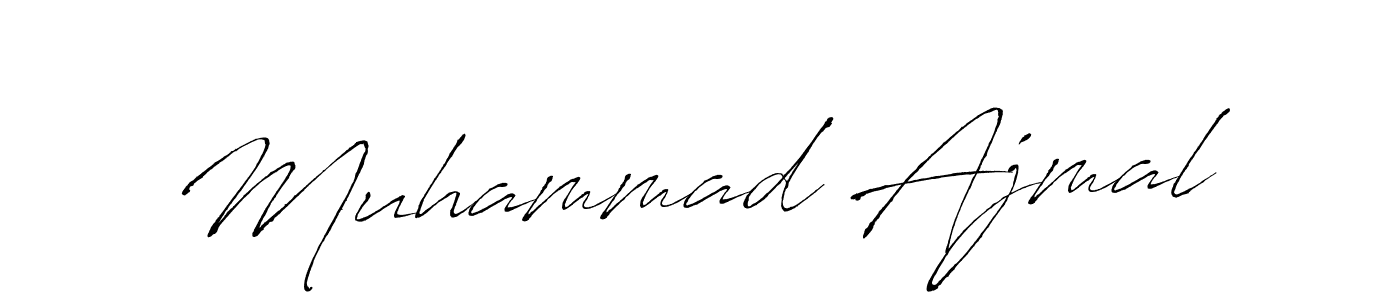 Muhammad Ajmal stylish signature style. Best Handwritten Sign (Antro_Vectra) for my name. Handwritten Signature Collection Ideas for my name Muhammad Ajmal. Muhammad Ajmal signature style 6 images and pictures png