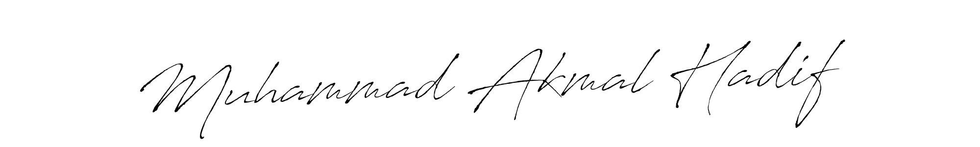 Also You can easily find your signature by using the search form. We will create Muhammad Akmal Hadif name handwritten signature images for you free of cost using Antro_Vectra sign style. Muhammad Akmal Hadif signature style 6 images and pictures png