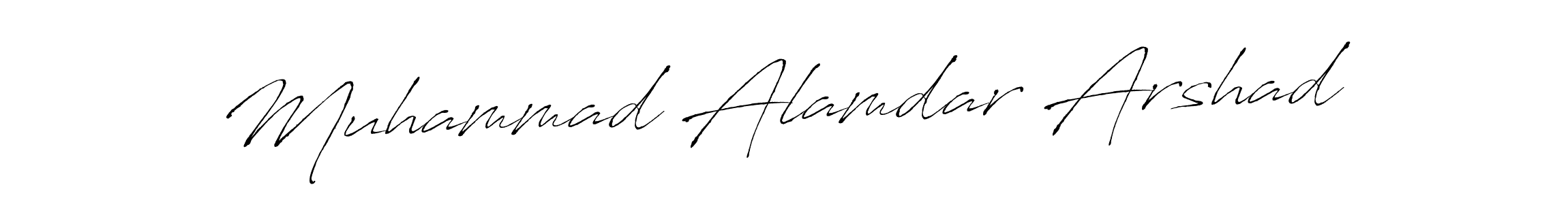 Muhammad Alamdar Arshad stylish signature style. Best Handwritten Sign (Antro_Vectra) for my name. Handwritten Signature Collection Ideas for my name Muhammad Alamdar Arshad. Muhammad Alamdar Arshad signature style 6 images and pictures png
