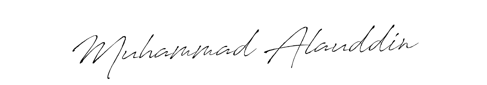 How to make Muhammad Alauddin signature? Antro_Vectra is a professional autograph style. Create handwritten signature for Muhammad Alauddin name. Muhammad Alauddin signature style 6 images and pictures png
