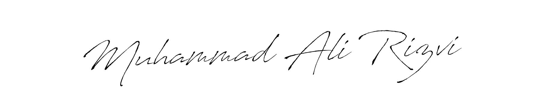 How to make Muhammad Ali Rizvi name signature. Use Antro_Vectra style for creating short signs online. This is the latest handwritten sign. Muhammad Ali Rizvi signature style 6 images and pictures png