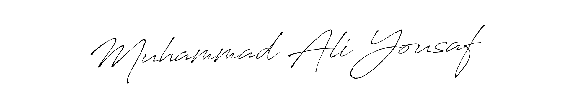 Muhammad Ali Yousaf stylish signature style. Best Handwritten Sign (Antro_Vectra) for my name. Handwritten Signature Collection Ideas for my name Muhammad Ali Yousaf. Muhammad Ali Yousaf signature style 6 images and pictures png
