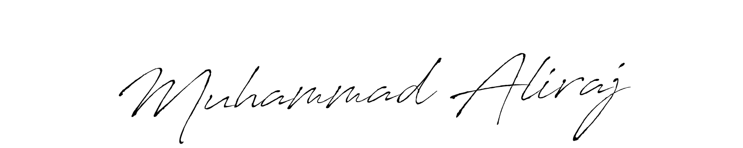 Also we have Muhammad Aliraj name is the best signature style. Create professional handwritten signature collection using Antro_Vectra autograph style. Muhammad Aliraj signature style 6 images and pictures png