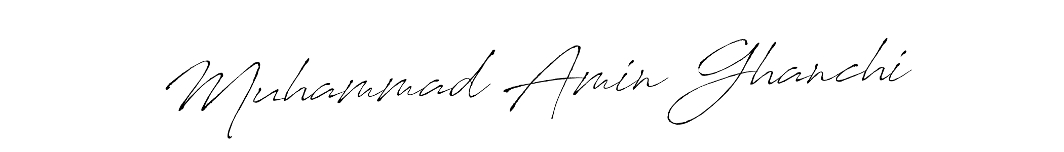 Muhammad Amin Ghanchi stylish signature style. Best Handwritten Sign (Antro_Vectra) for my name. Handwritten Signature Collection Ideas for my name Muhammad Amin Ghanchi. Muhammad Amin Ghanchi signature style 6 images and pictures png