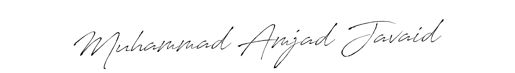 It looks lik you need a new signature style for name Muhammad Amjad Javaid. Design unique handwritten (Antro_Vectra) signature with our free signature maker in just a few clicks. Muhammad Amjad Javaid signature style 6 images and pictures png