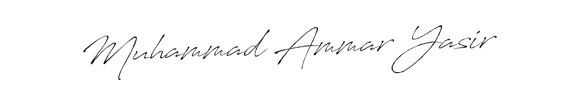 It looks lik you need a new signature style for name Muhammad Ammar Yasir. Design unique handwritten (Antro_Vectra) signature with our free signature maker in just a few clicks. Muhammad Ammar Yasir signature style 6 images and pictures png