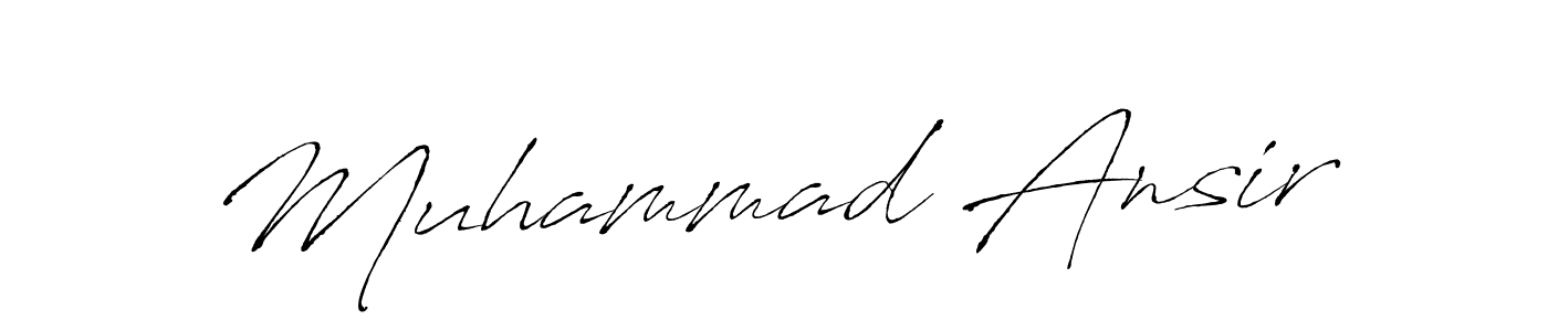 Make a short Muhammad Ansir signature style. Manage your documents anywhere anytime using Antro_Vectra. Create and add eSignatures, submit forms, share and send files easily. Muhammad Ansir signature style 6 images and pictures png