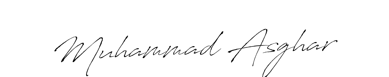 The best way (Antro_Vectra) to make a short signature is to pick only two or three words in your name. The name Muhammad Asghar include a total of six letters. For converting this name. Muhammad Asghar signature style 6 images and pictures png