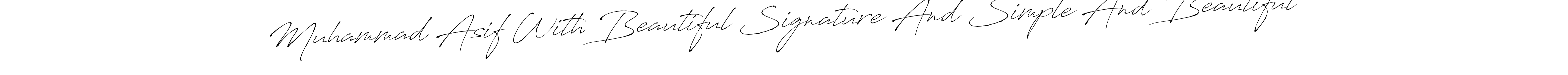 Also You can easily find your signature by using the search form. We will create Muhammad Asif With Beautiful Signature And Simple And Beautiful name handwritten signature images for you free of cost using Antro_Vectra sign style. Muhammad Asif With Beautiful Signature And Simple And Beautiful signature style 6 images and pictures png