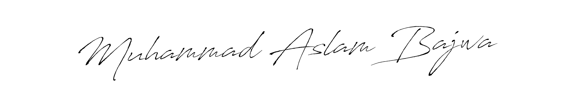 Antro_Vectra is a professional signature style that is perfect for those who want to add a touch of class to their signature. It is also a great choice for those who want to make their signature more unique. Get Muhammad Aslam Bajwa name to fancy signature for free. Muhammad Aslam Bajwa signature style 6 images and pictures png