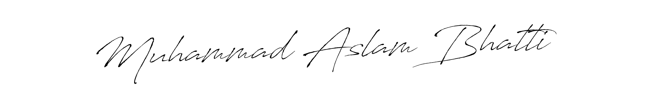 Antro_Vectra is a professional signature style that is perfect for those who want to add a touch of class to their signature. It is also a great choice for those who want to make their signature more unique. Get Muhammad Aslam Bhatti name to fancy signature for free. Muhammad Aslam Bhatti signature style 6 images and pictures png