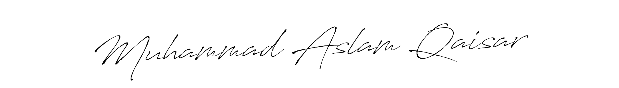 Make a beautiful signature design for name Muhammad Aslam Qaisar. Use this online signature maker to create a handwritten signature for free. Muhammad Aslam Qaisar signature style 6 images and pictures png