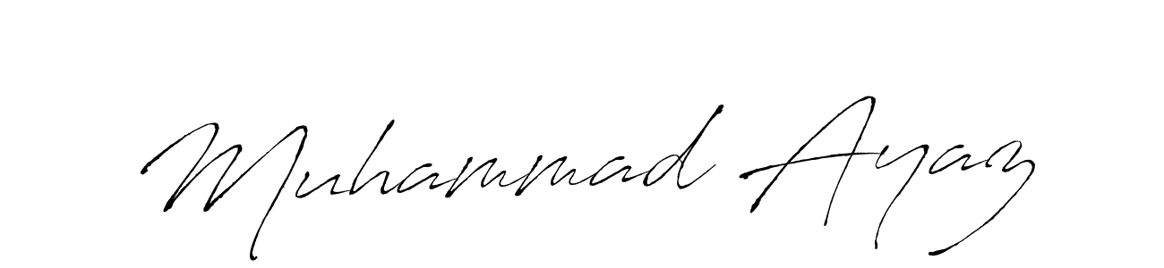 Muhammad Ayaz stylish signature style. Best Handwritten Sign (Antro_Vectra) for my name. Handwritten Signature Collection Ideas for my name Muhammad Ayaz. Muhammad Ayaz signature style 6 images and pictures png