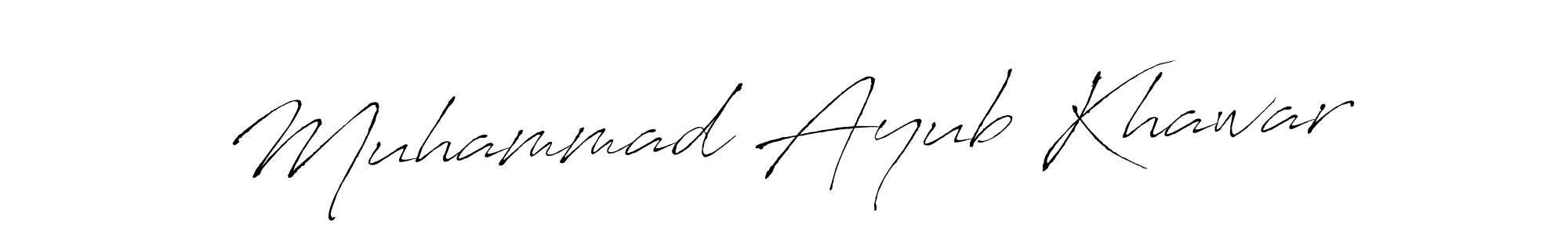 It looks lik you need a new signature style for name Muhammad Ayub Khawar. Design unique handwritten (Antro_Vectra) signature with our free signature maker in just a few clicks. Muhammad Ayub Khawar signature style 6 images and pictures png