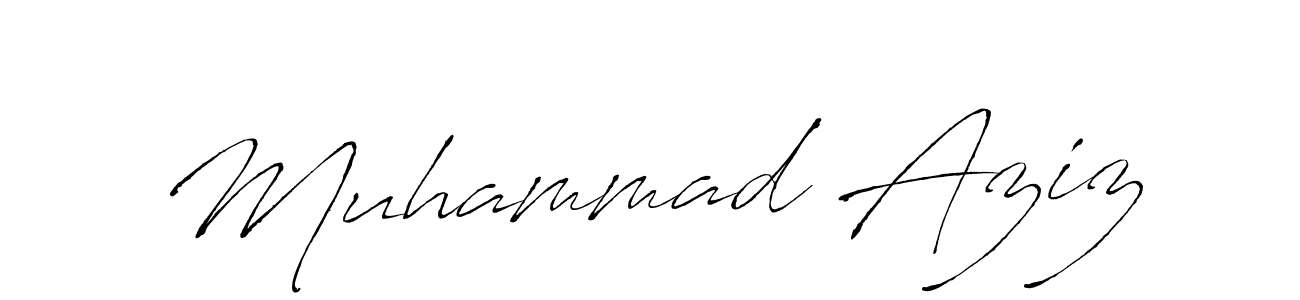 Best and Professional Signature Style for Muhammad Aziz. Antro_Vectra Best Signature Style Collection. Muhammad Aziz signature style 6 images and pictures png