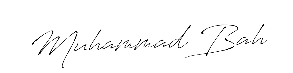 Antro_Vectra is a professional signature style that is perfect for those who want to add a touch of class to their signature. It is also a great choice for those who want to make their signature more unique. Get Muhammad Bah name to fancy signature for free. Muhammad Bah signature style 6 images and pictures png