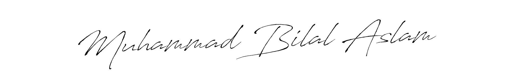 Also we have Muhammad Bilal Aslam name is the best signature style. Create professional handwritten signature collection using Antro_Vectra autograph style. Muhammad Bilal Aslam signature style 6 images and pictures png
