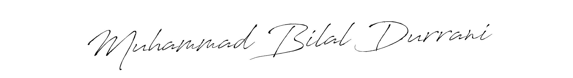 It looks lik you need a new signature style for name Muhammad Bilal Durrani. Design unique handwritten (Antro_Vectra) signature with our free signature maker in just a few clicks. Muhammad Bilal Durrani signature style 6 images and pictures png