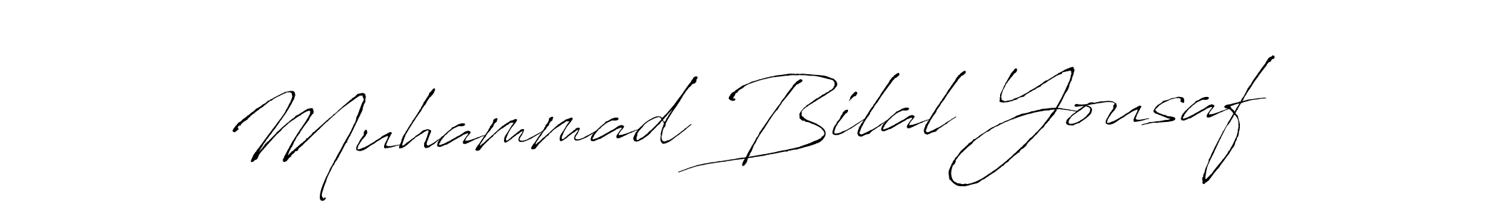 Muhammad Bilal Yousaf stylish signature style. Best Handwritten Sign (Antro_Vectra) for my name. Handwritten Signature Collection Ideas for my name Muhammad Bilal Yousaf. Muhammad Bilal Yousaf signature style 6 images and pictures png