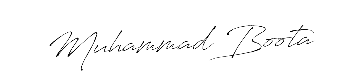 It looks lik you need a new signature style for name Muhammad Boota. Design unique handwritten (Antro_Vectra) signature with our free signature maker in just a few clicks. Muhammad Boota signature style 6 images and pictures png