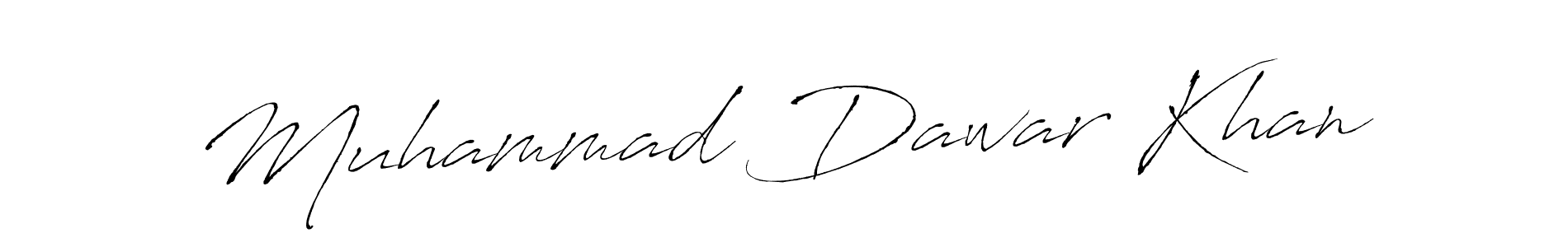 Design your own signature with our free online signature maker. With this signature software, you can create a handwritten (Antro_Vectra) signature for name Muhammad Dawar Khan. Muhammad Dawar Khan signature style 6 images and pictures png