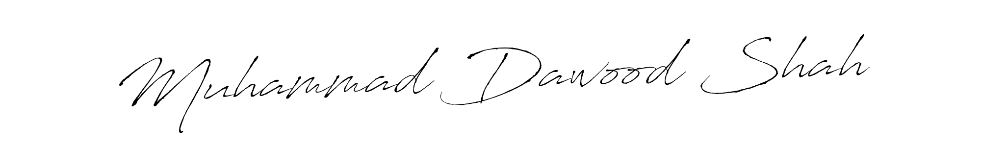 Create a beautiful signature design for name Muhammad Dawood Shah. With this signature (Antro_Vectra) fonts, you can make a handwritten signature for free. Muhammad Dawood Shah signature style 6 images and pictures png