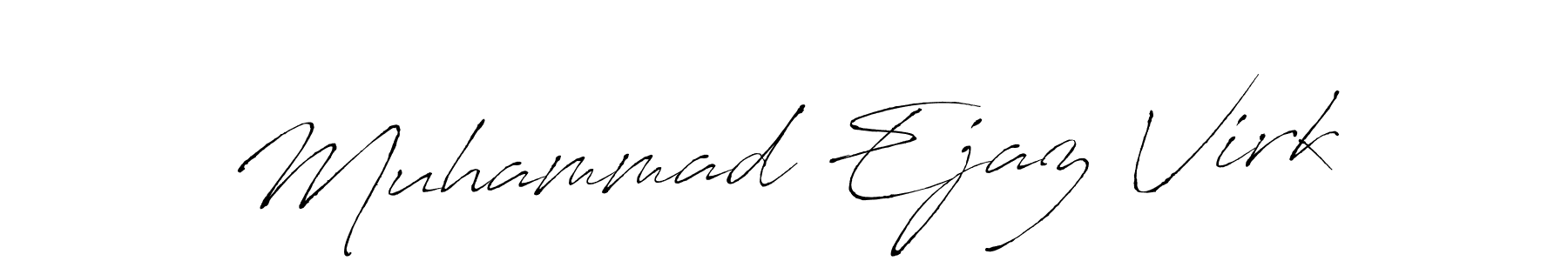 Muhammad Ejaz Virk stylish signature style. Best Handwritten Sign (Antro_Vectra) for my name. Handwritten Signature Collection Ideas for my name Muhammad Ejaz Virk. Muhammad Ejaz Virk signature style 6 images and pictures png